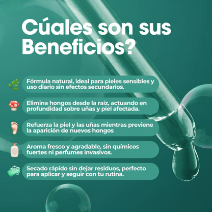 FUNGICLEAR : El aceite que elimina y previene el 99.9% del pie de atleta